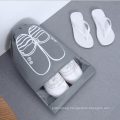 China supplier eco-friendly custom waterproof non woven pvc drawstring shoes bag